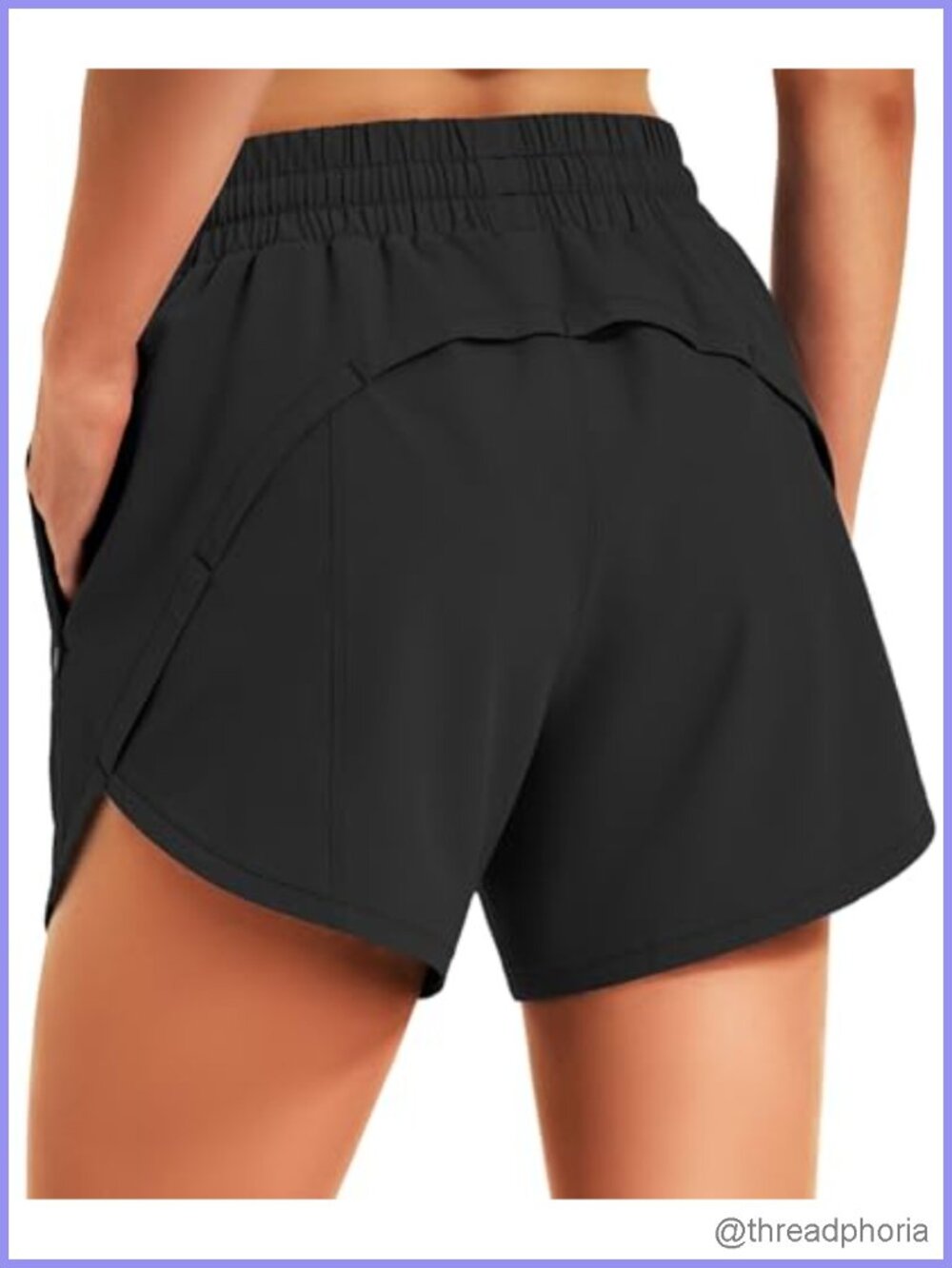 Women's 5" Quick-Dry Athletic Running Shorts with Zipper Pockets